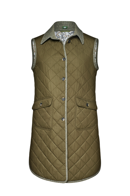 langes Stepp-Gilet
