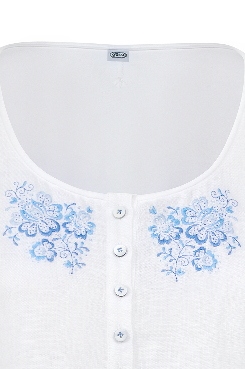 Model-Shirt mit Flachstichstickerei - Immagine 3