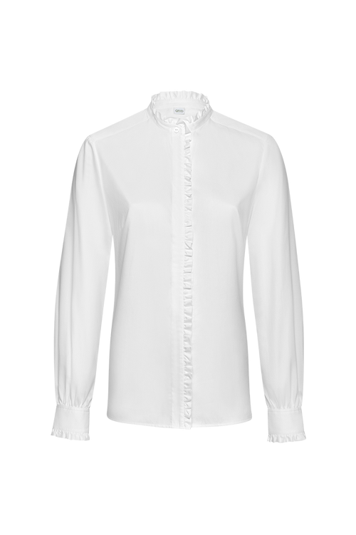 Bluse mit feinen Rüschen