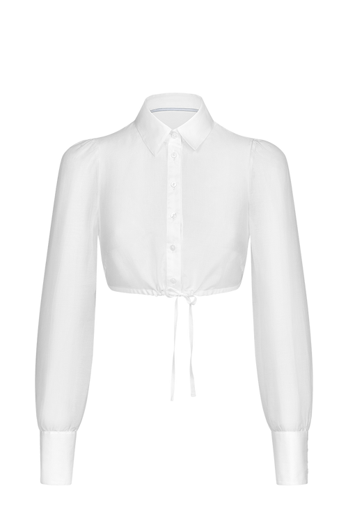 Glanz-Dirndlbluse