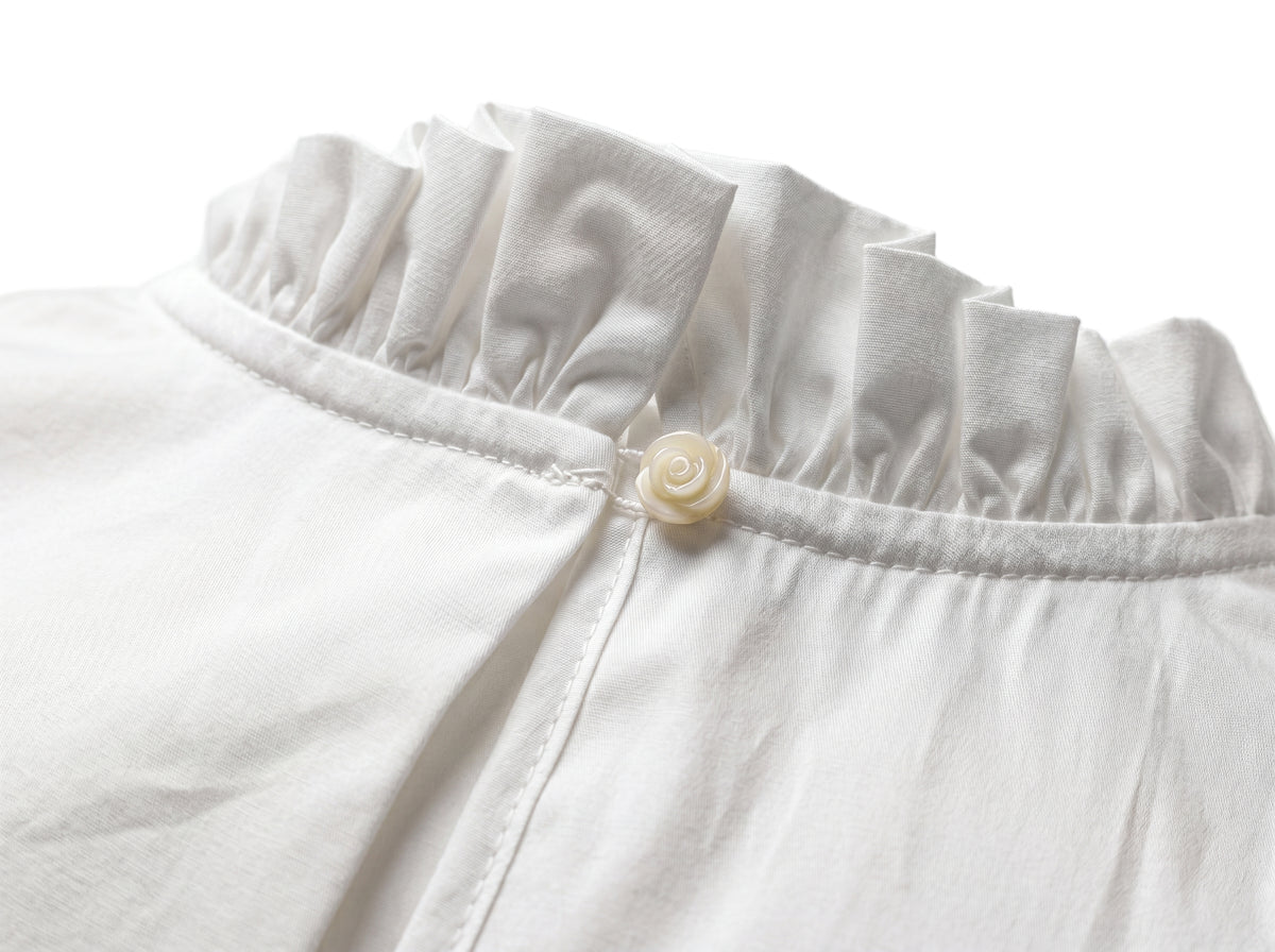 Dirndlbluse mit Rosen - Immagine 7