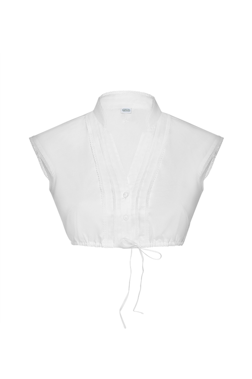 Dirndlbluse mit Spitze