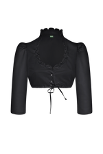 Starnberger Dirndl blouse - black 70 / 44