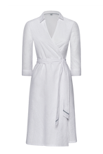 Wickelkleid - weiß 10 / 36