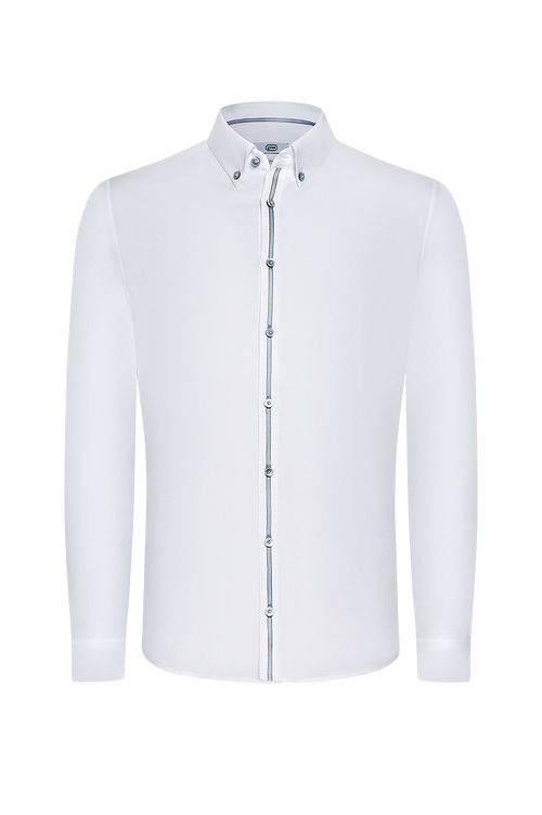 Elastisches Oxfordhemd