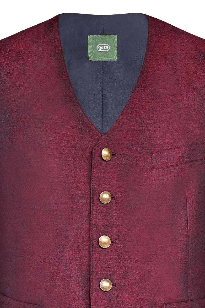 Elegant meliertes Gilet - Immagine 3