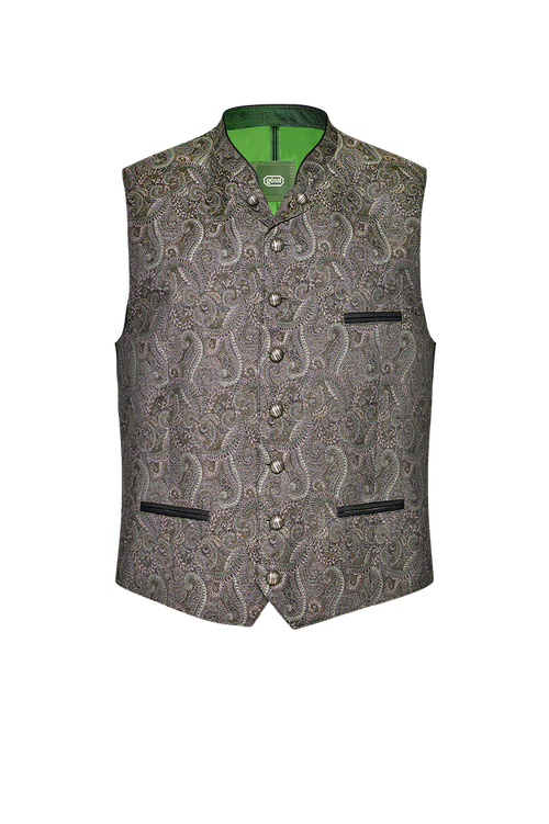 Gilet in gedeckten Ausseer Farben
