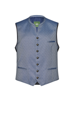 Jacquard Gilet - dark blue - grey 571 / 52