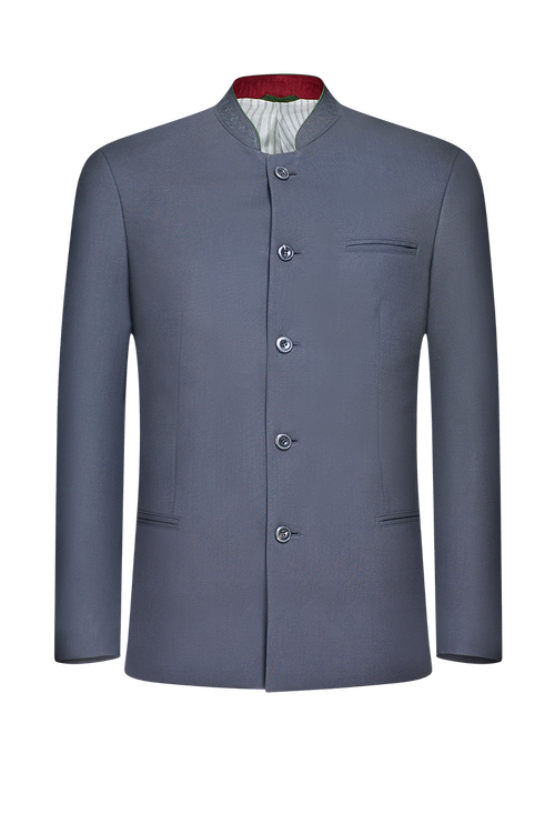 Klassische Jacke mit Ornamentstickerei