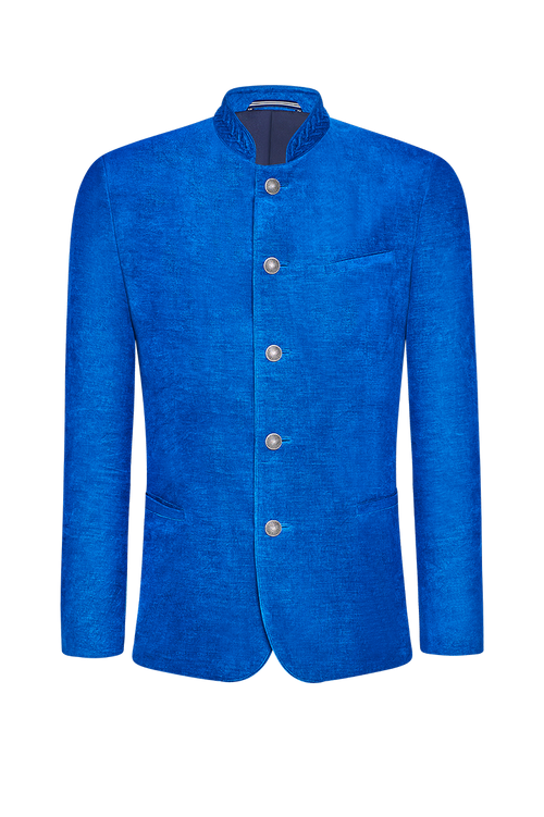 Blaudruck-Jacke