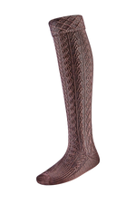 Textured Stutzen - brown 80 / 3