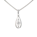 Pendant with chain Lieblich - white 10 / 1