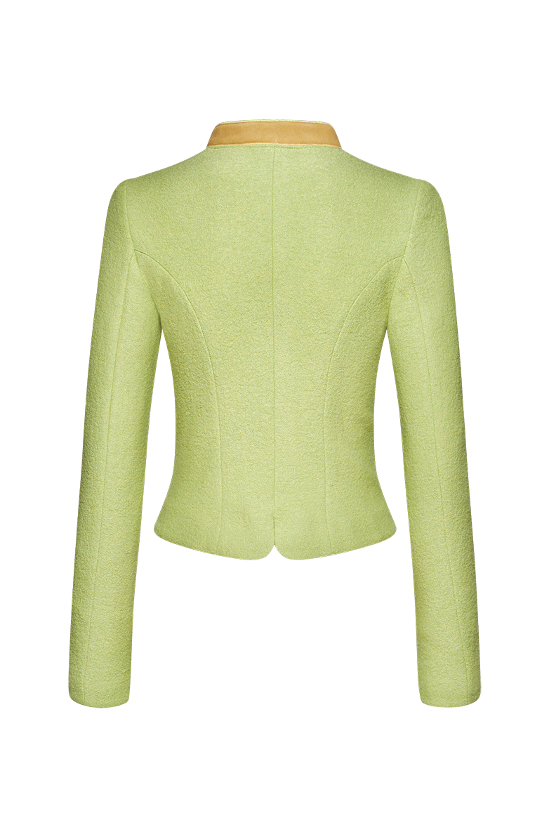 Walkjacke mit Hirschleder - Bild 2