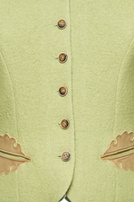 Walkjacke mit Hirschleder - Miniatur 4