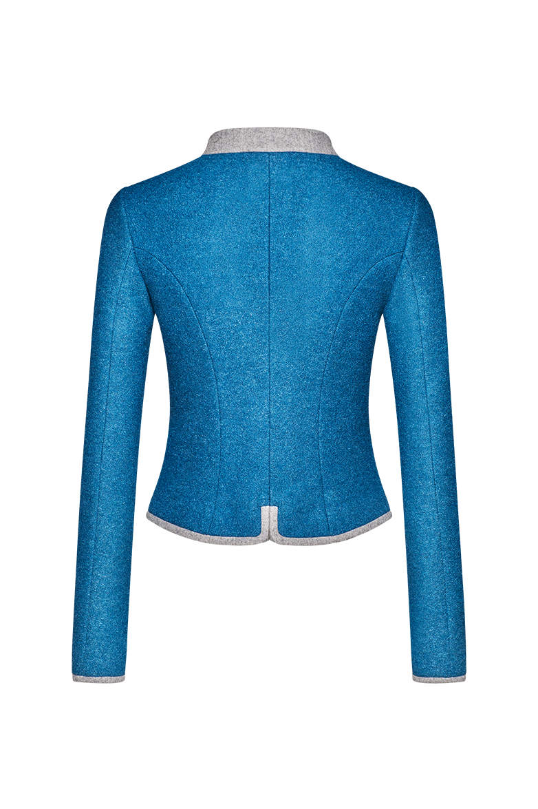 Detailreiche Walkjacke - Bild 2