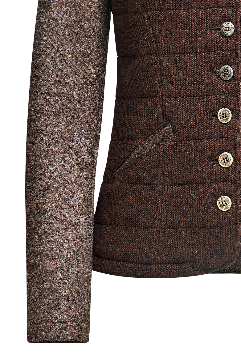 Stepp-Strickjacke mit Walk und Fuchs - Bild 4
