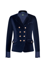 Samtjacke mit Revers - Miniatur 1