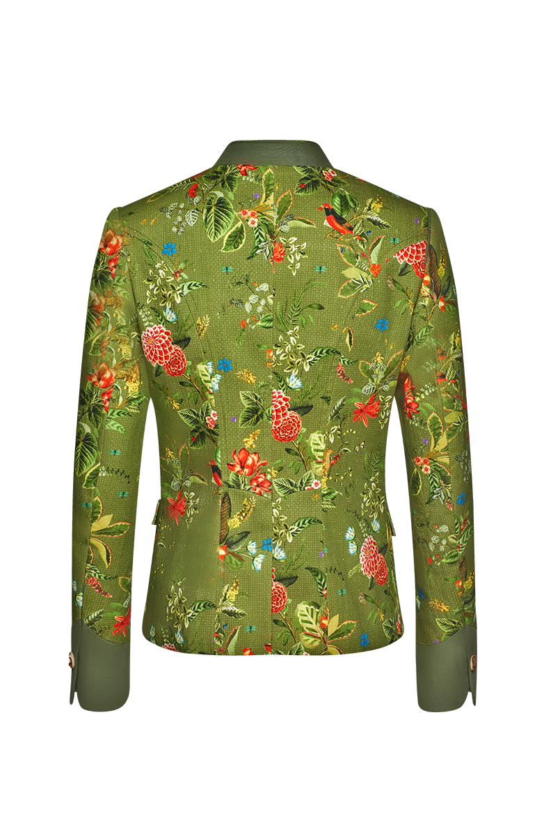 Florale Stehkragenjacke - Bild 2