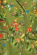 Florale Stehkragenjacke - Miniatur 4