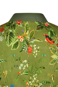 Florale Stehkragenjacke - Miniatur 5