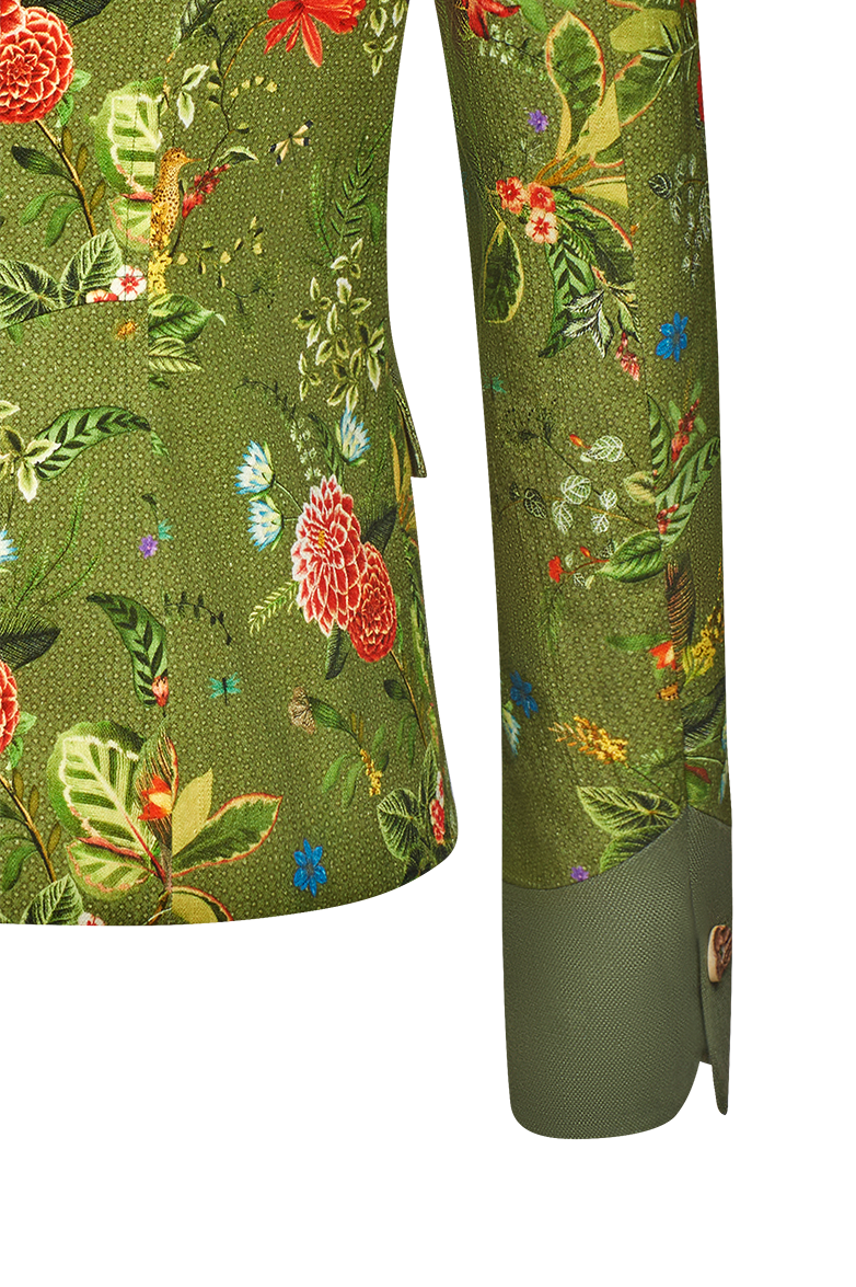 Florale Stehkragenjacke - Bild 6