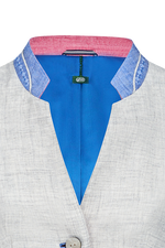 Leinenjoppe mit Kreuzstichstickerei - Miniatur 3