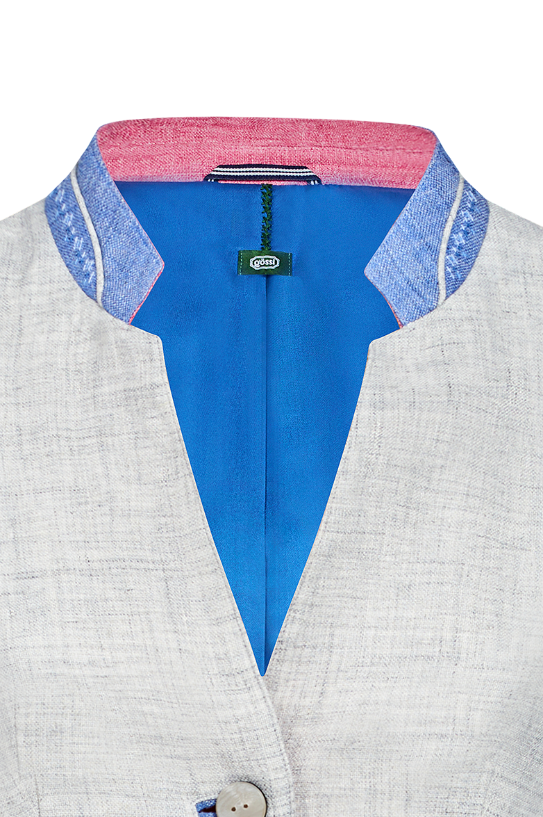 Leinenjoppe mit Kreuzstichstickerei - Translation missing: de.products.product.media.image 3