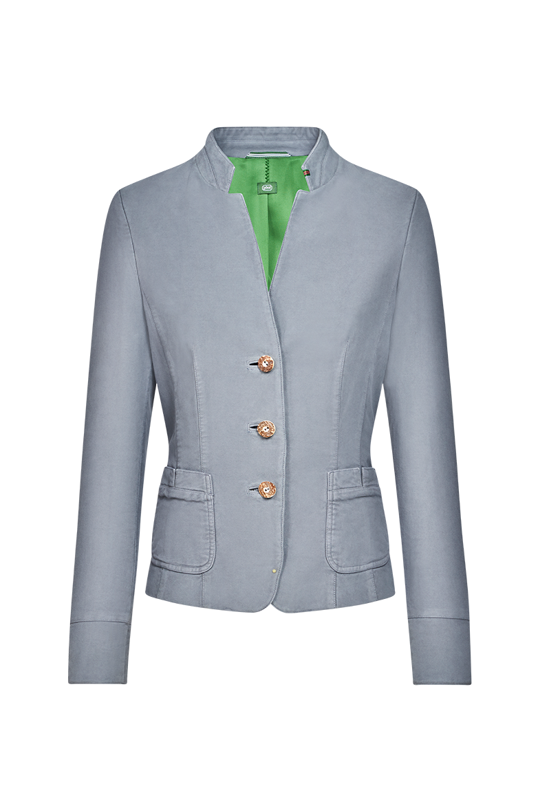 Patinierte Stehkragen-Jacke - Translation missing: de.products.product.media.image 1