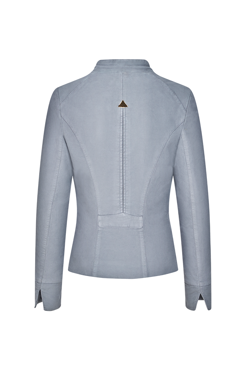 Patinierte Stehkragen-Jacke - Bild 2