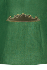 Leinenjacke mit Leder - Miniatur 4