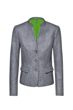 Jacke Loden mit Karo - Miniatur 1