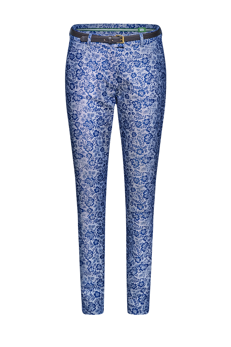 Chino-Hose mit Modelmuster - Bild 1