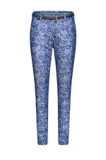 Chino trousers with Model pattern - blue 55 / 38