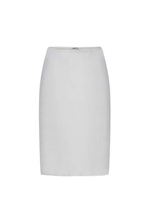 Rock mit Baumwollborte