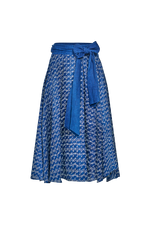 Wickelrock im Blaudruck - Miniatur 1