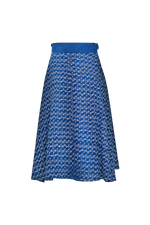 Wickelrock im Blaudruck - Miniatur 2