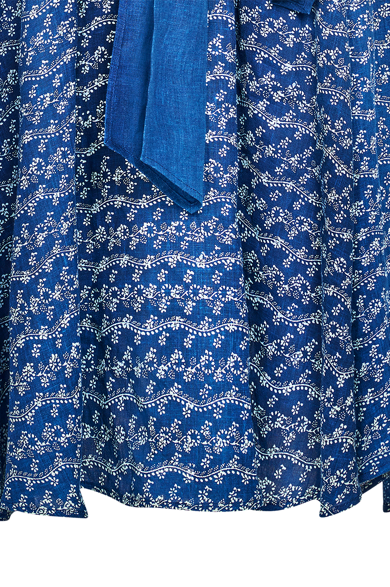 Wickelrock im Blaudruck - Translation missing: de.products.product.media.image 3