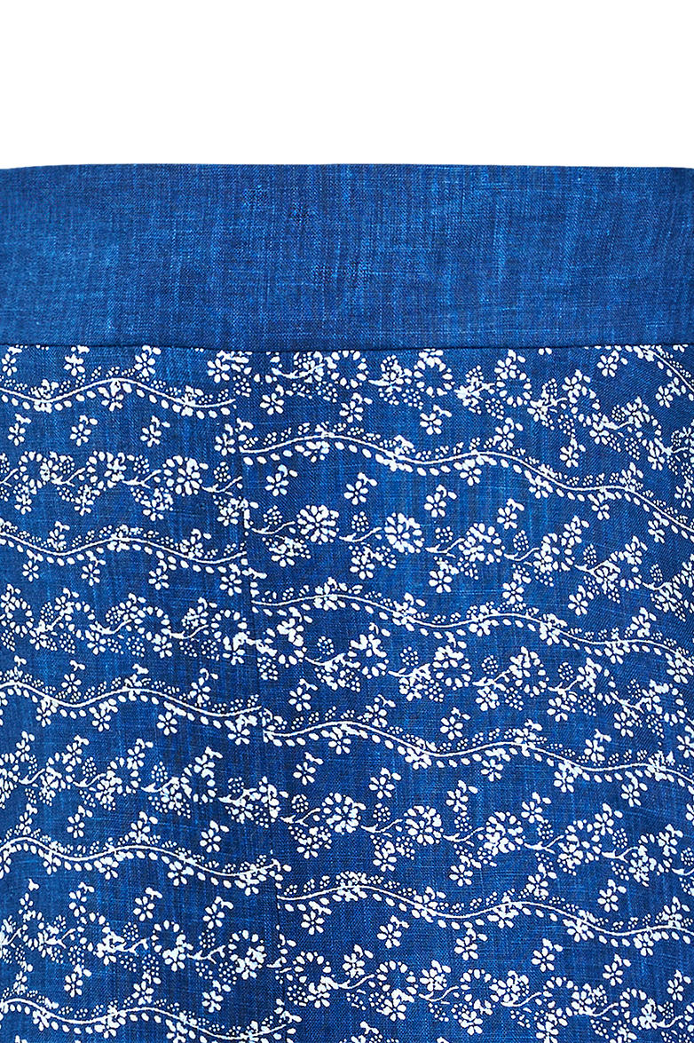 Wickelrock im Blaudruck - Translation missing: de.products.product.media.image 4