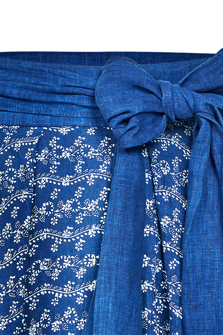 Wickelrock im Blaudruck - Translation missing: de.products.product.media.image 6