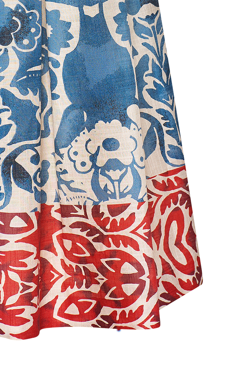 Faltenrock mit Kontrastborte - Translation missing: de.products.product.media.image 5