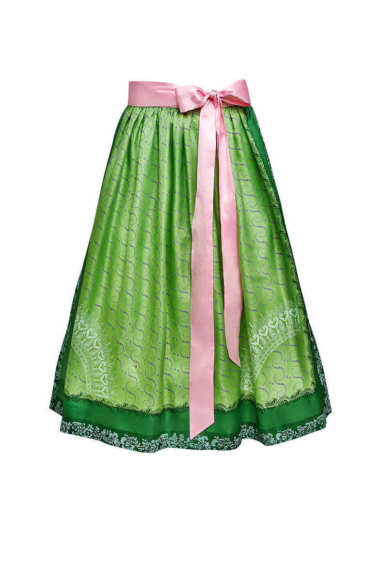 Handdruck-Schürze aus Seide - Translation missing: de.products.product.media.image 1