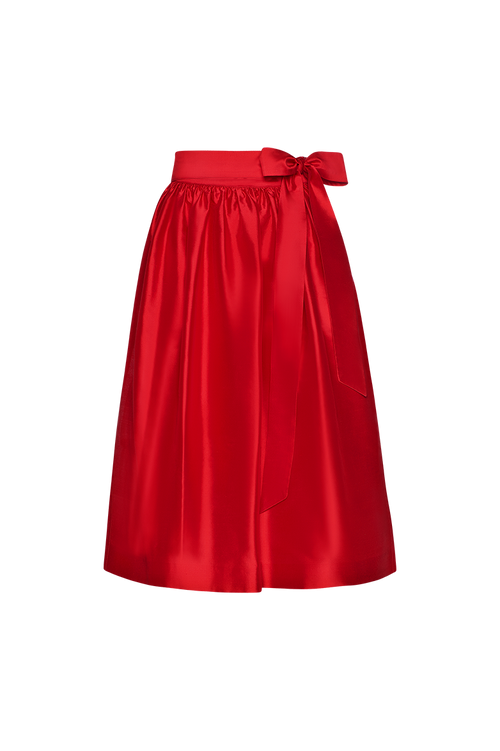 Apron in a plain colour