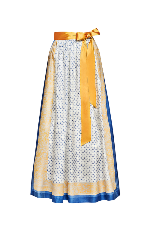 Gold-Schürze