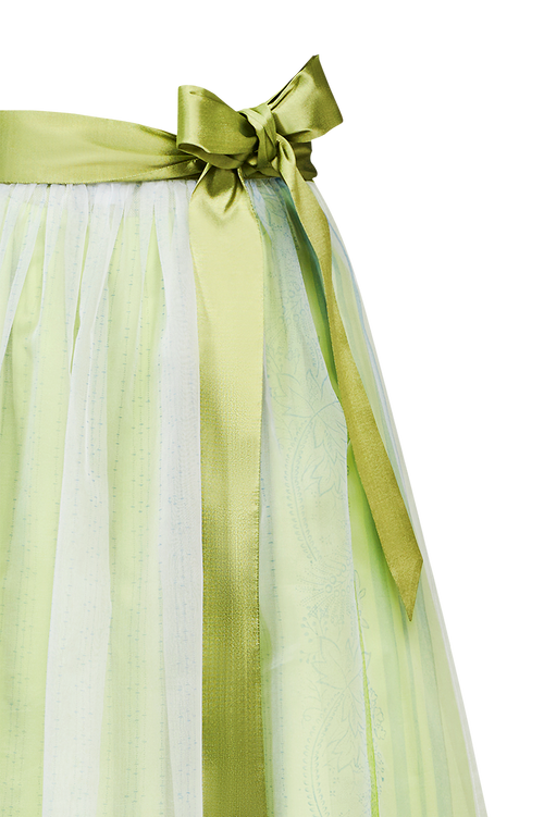 Apron with genuine hand printing