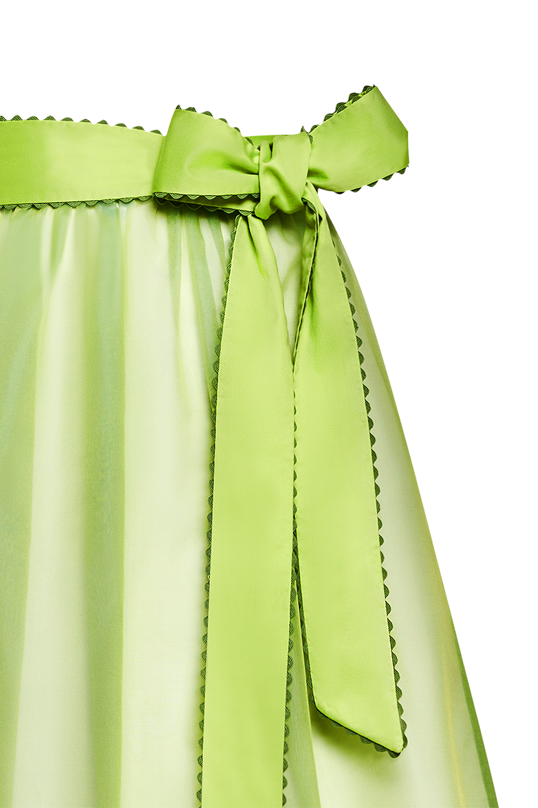Seiden-Organza Schürze - Bild 2