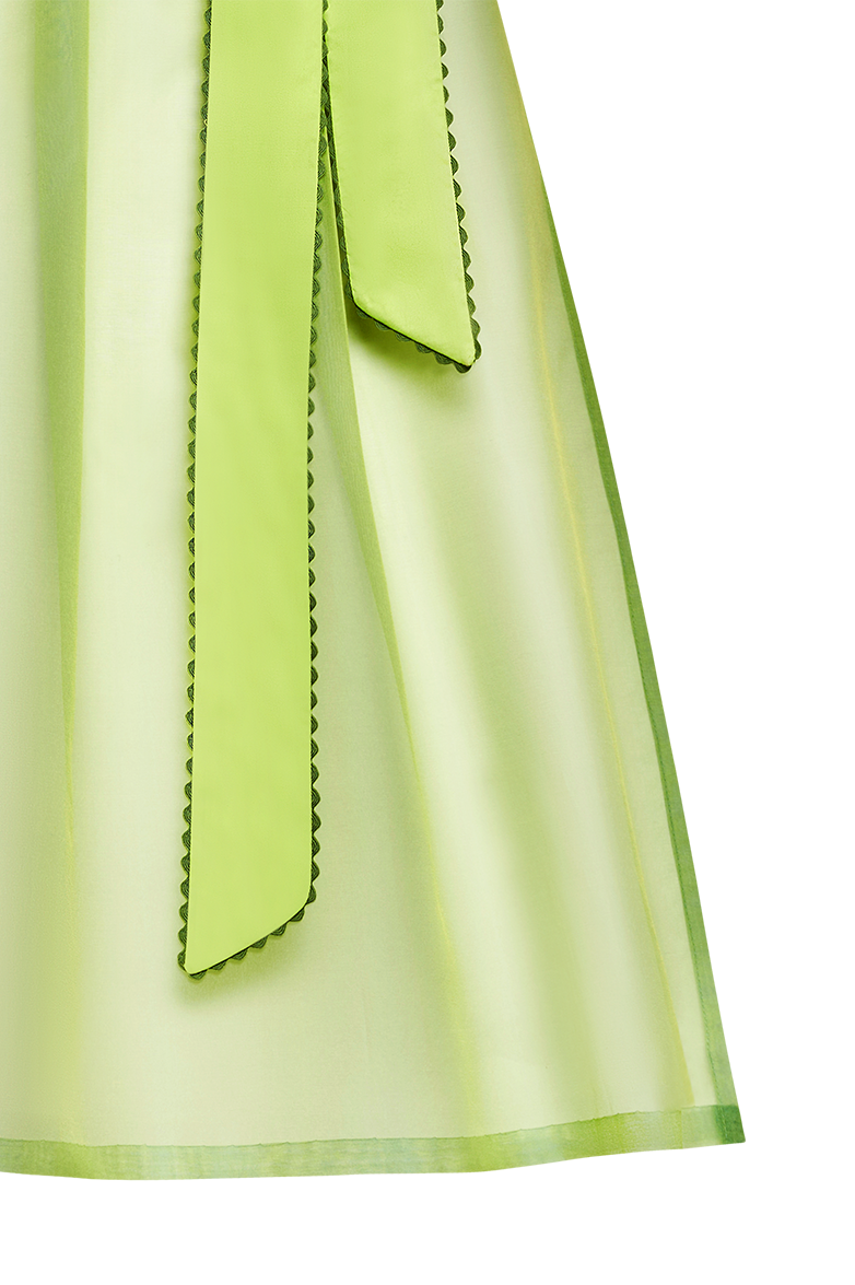 Seiden-Organza Schürze - Bild 3