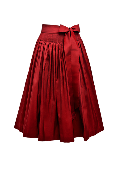 Schürze aus reiner Seide