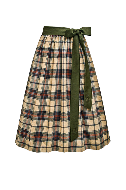 Jagd-Schürze mit Klassik-Karo