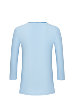 Shirt mit floraler Wolldocht-Stickerei - Miniatur 2