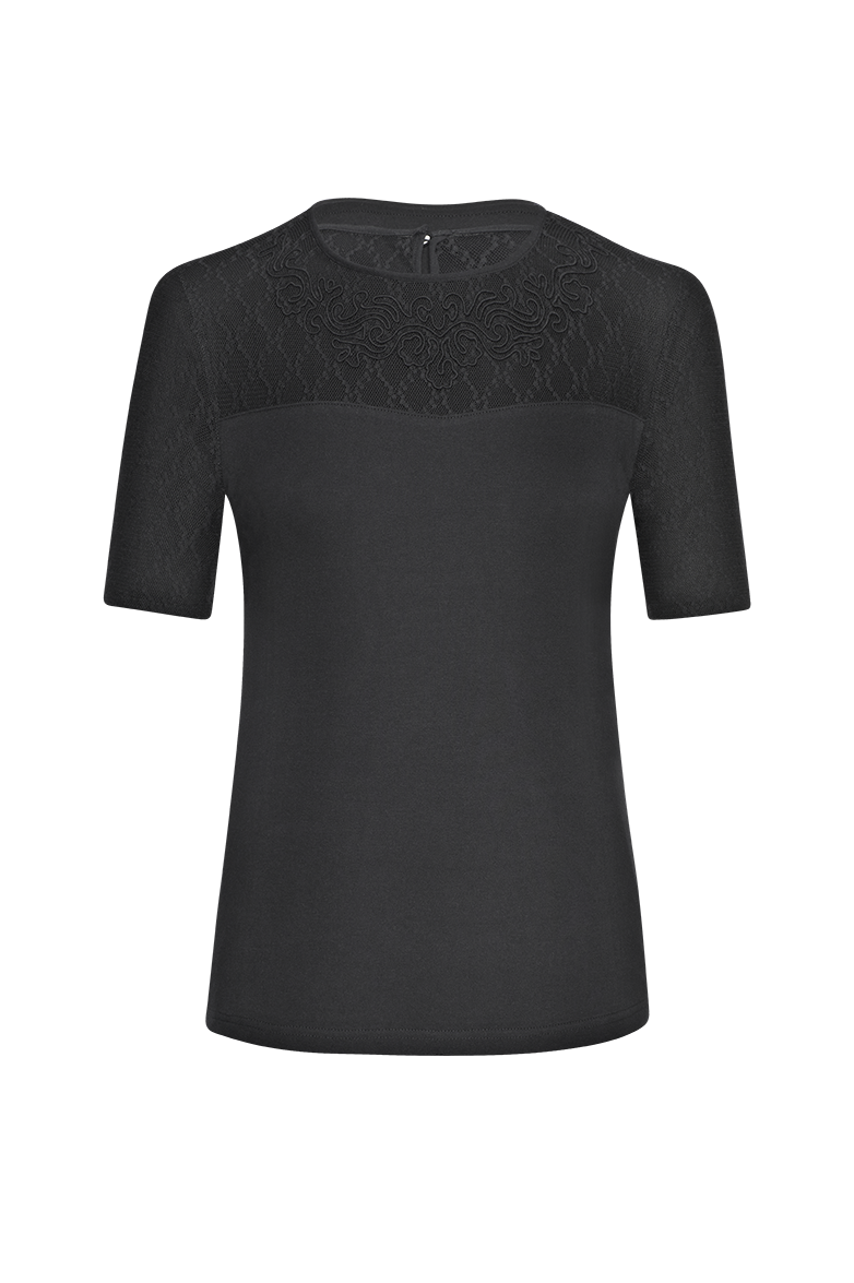 D-Shirt mit Spitze - Bild 1